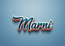Cursive Name DP: Marni