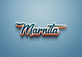 Cursive Name DP: Marnita