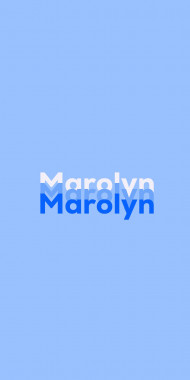 Name DP: Marolyn