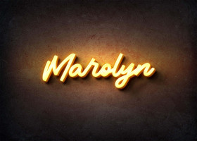 Glow Name Profile Picture for Marolyn