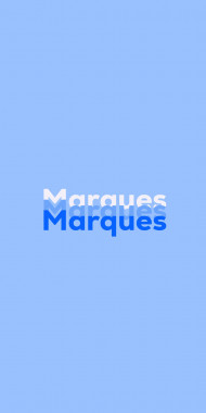 Name DP: Marques