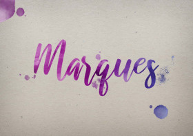 Marques Watercolor Name DP