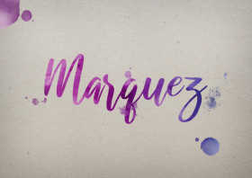 Marquez Watercolor Name DP
