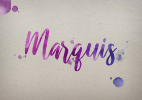 Marquis Watercolor Name DP