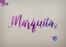 Marquita Watercolor Name DP