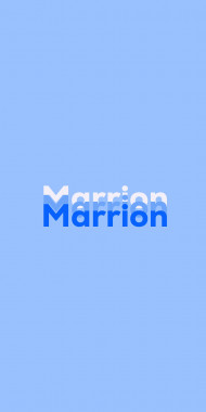 Name DP: Marrion