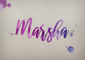 Marsha Watercolor Name DP