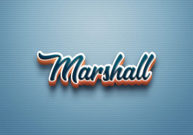 Cursive Name DP: Marshall