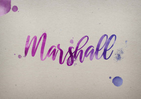 Marshall Watercolor Name DP