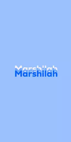 Name DP: Marshilah