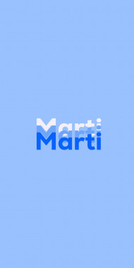 Name DP: Marti
