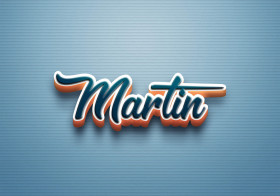 Cursive Name DP: Martin