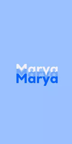Name DP: Marya
