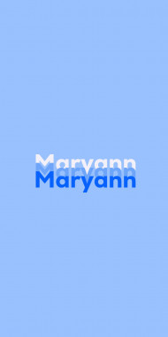 Name DP: Maryann