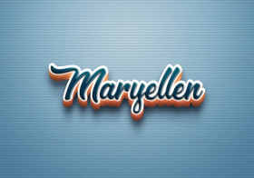 Cursive Name DP: Maryellen