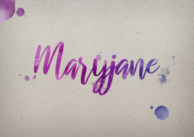 Maryjane Watercolor Name DP