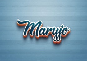 Cursive Name DP: Maryjo