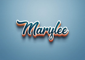 Cursive Name DP: Marylee