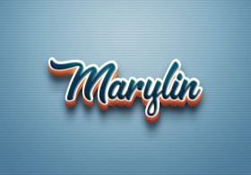 Cursive Name DP: Marylin
