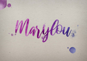 Marylou Watercolor Name DP