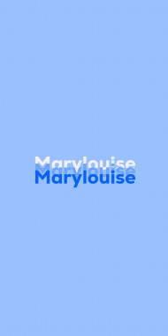 Name DP: Marylouise