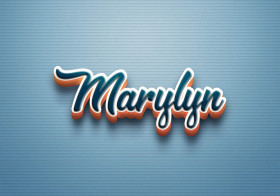 Cursive Name DP: Marylyn