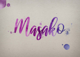 Masako Watercolor Name DP