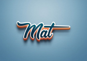 Cursive Name DP: Mat