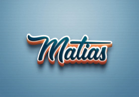 Cursive Name DP: Matias