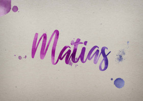 Matias Watercolor Name DP