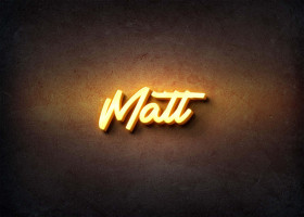 Glow Name Profile Picture for Matt