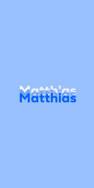 Name DP: Matthias