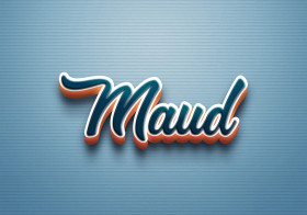 Cursive Name DP: Maud