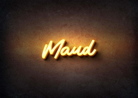 Glow Name Profile Picture for Maud