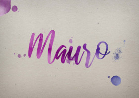 Mauro Watercolor Name DP