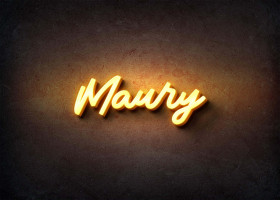 Glow Name Profile Picture for Maury