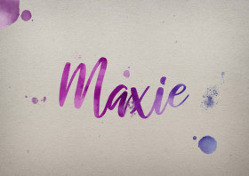 Maxie Watercolor Name DP