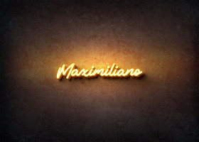 Glow Name Profile Picture for Maximiliano