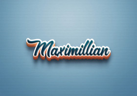Cursive Name DP: Maximillian