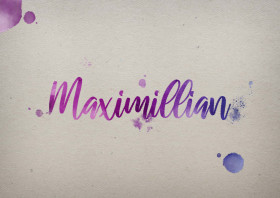 Maximillian Watercolor Name DP
