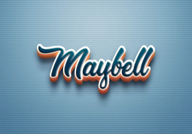 Cursive Name DP: Maybell