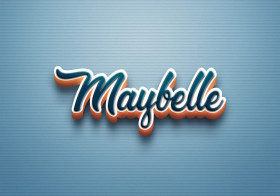 Cursive Name DP: Maybelle