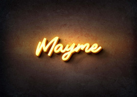 Glow Name Profile Picture for Mayme