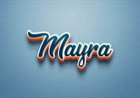 Cursive Name DP: Mayra