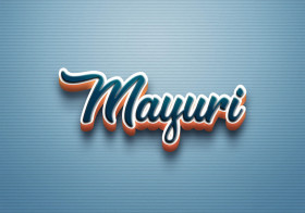 Cursive Name DP: Mayuri