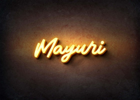 Glow Name Profile Picture for Mayuri
