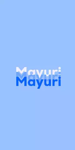 Name DP: Mayuri