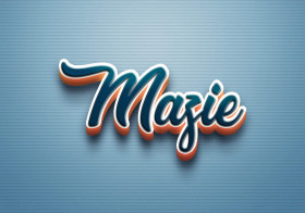 Cursive Name DP: Mazie