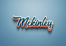 Cursive Name DP: Mckinley