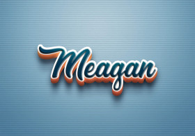 Cursive Name DP: Meagan